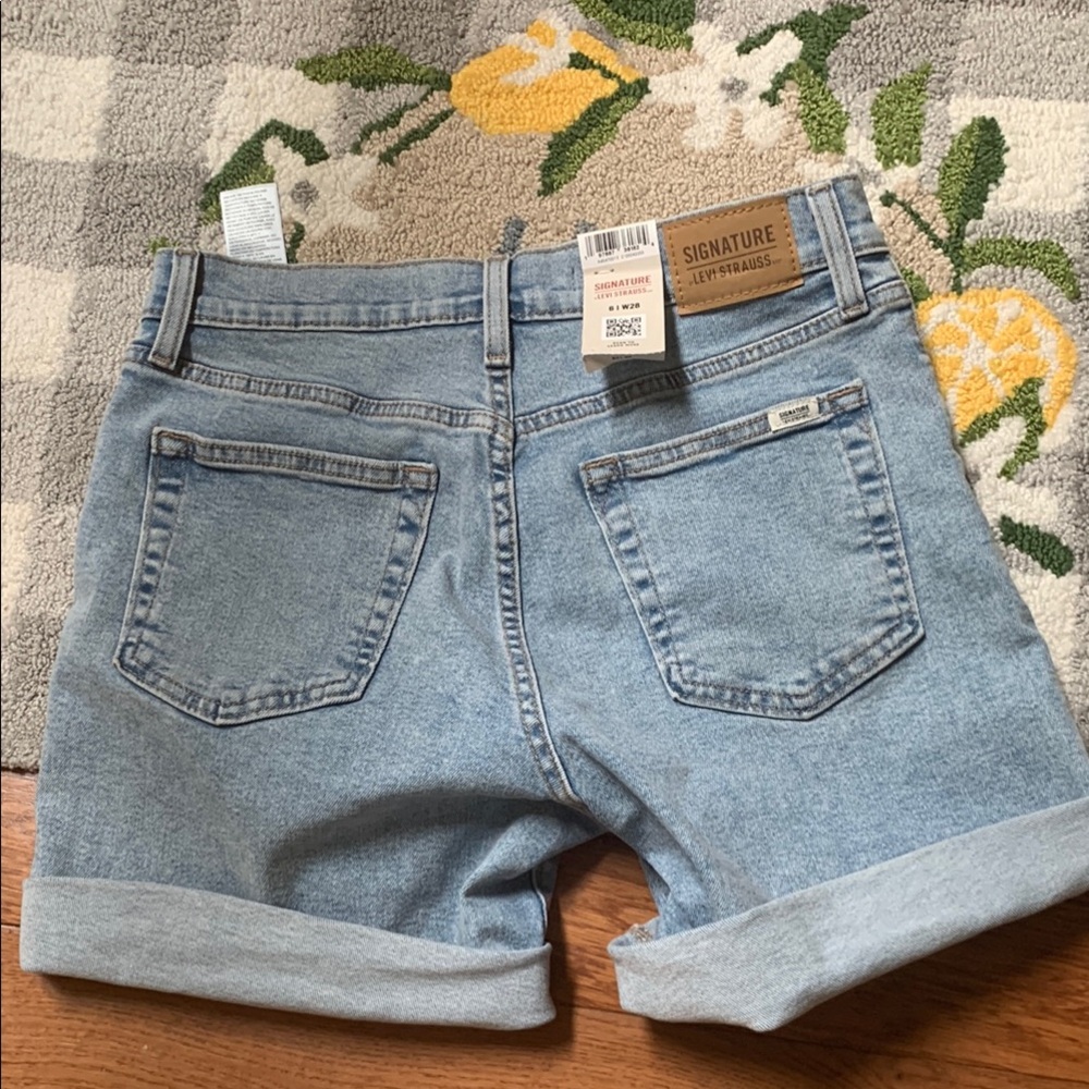 Levi's Light Blue Jean Shorts for Women